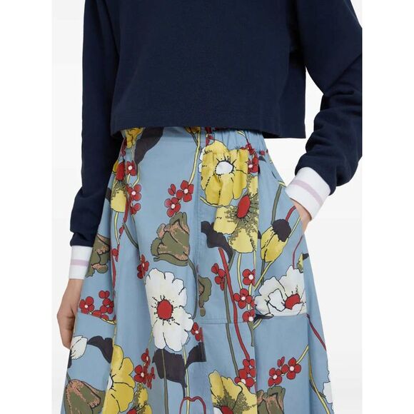 Marni Women Floral A-Line Midi Skirt - Picture 5 of 5